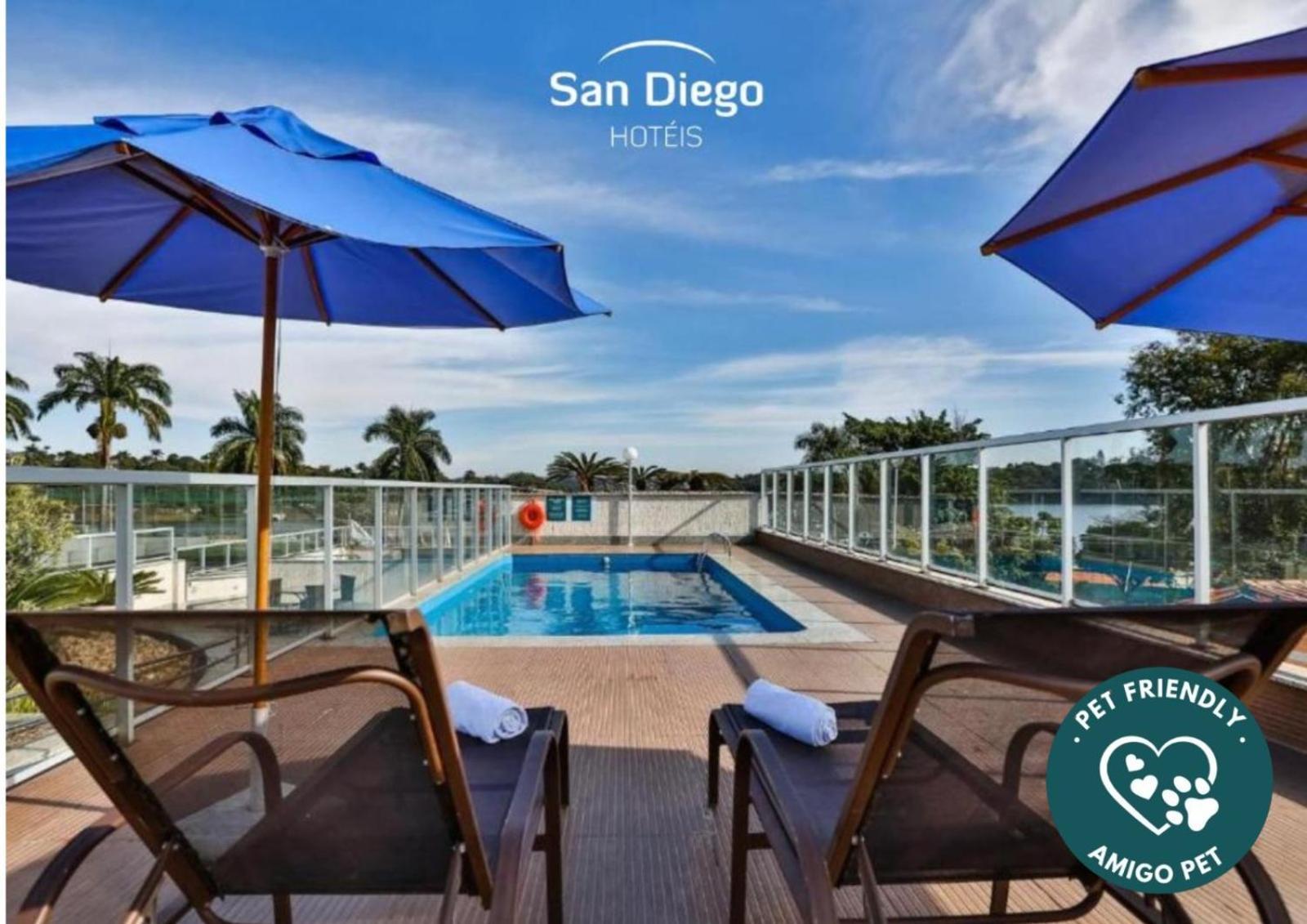 San Diego Suites Pampulha Hotel - Oficial ベロ・オリゾンテ エクステリア 写真